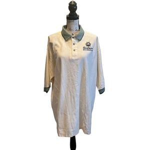 Vintage Streetwear Sheriff Knox County Ohio Polo Shirt Cream Off White XXL Law